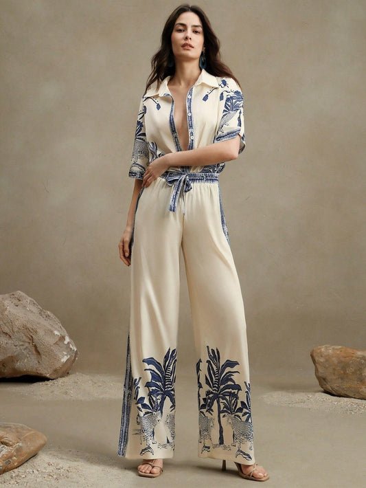 AZURE SAFARI CO-ORD SET