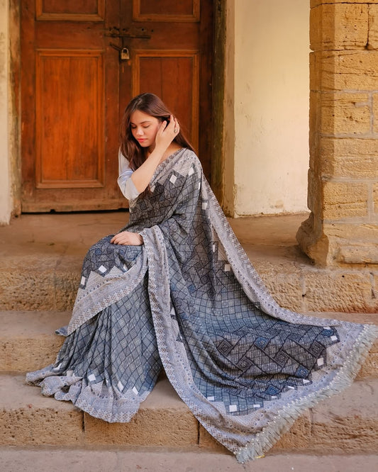 ROYAL TIRA BLUE SAREE