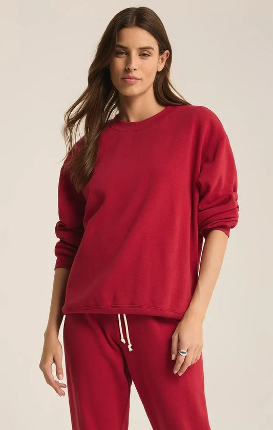 RED SWEAT CO-ORD