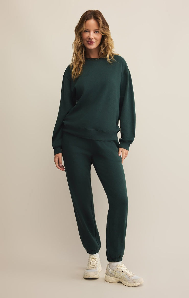 MAJESTIC WINE GREEN SWEAT CO-ORD