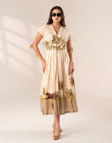 The Sahara Palm 3D Dress