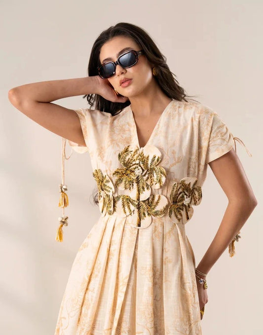 The Sahara Palm 3D Dress