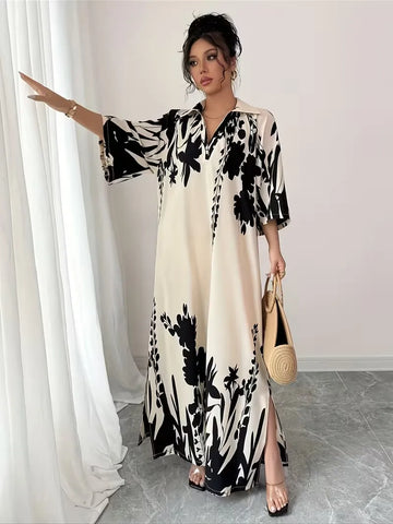 Black & White Kaftan