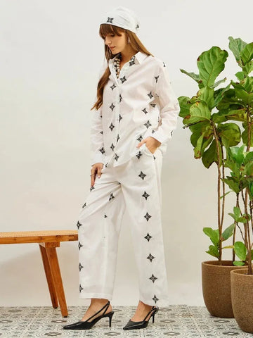 Ivory With Black Motifs