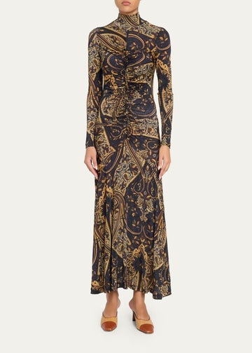 Golden Heritage Maxi Dress