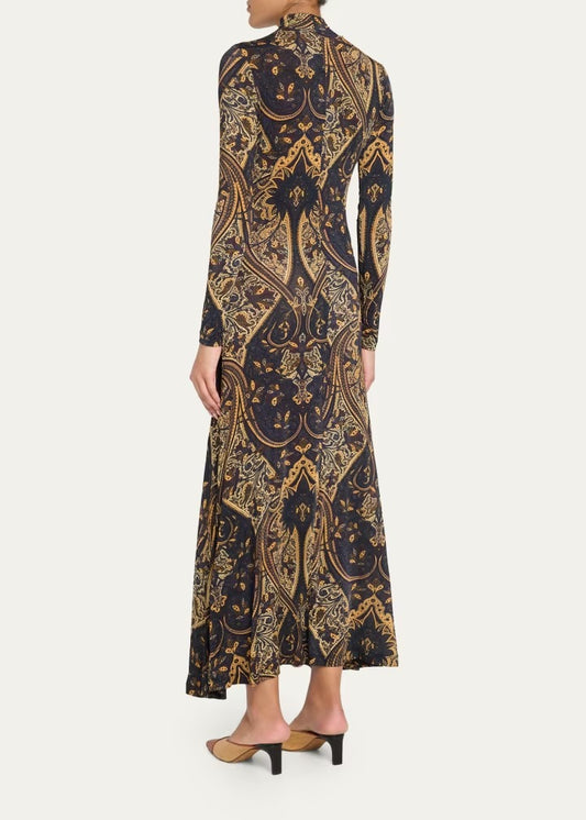Golden Heritage Maxi Dress