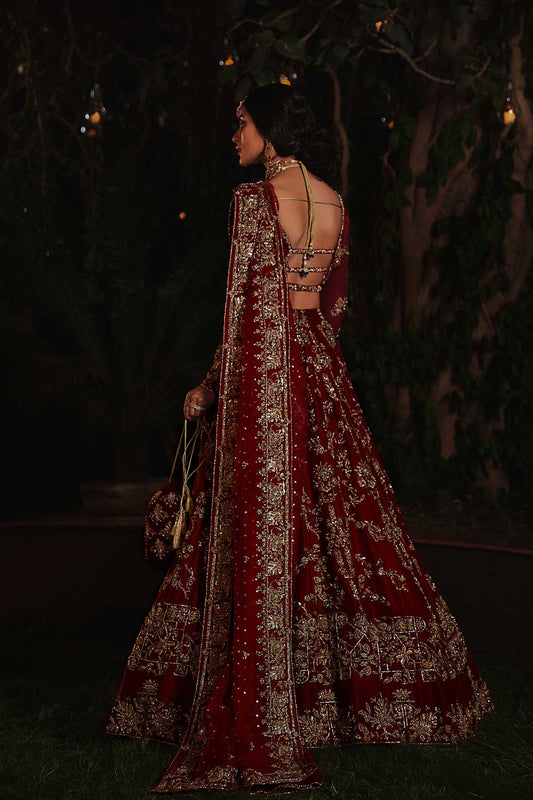 Royal Burgundy Bridal Lehenga