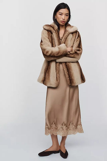 Mocha Luxe Statement Coat