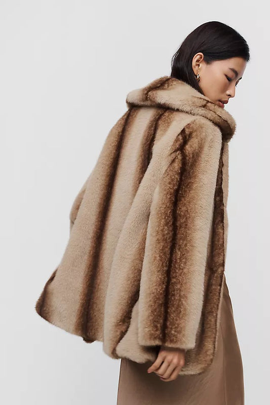 Mocha Luxe Statement Coat