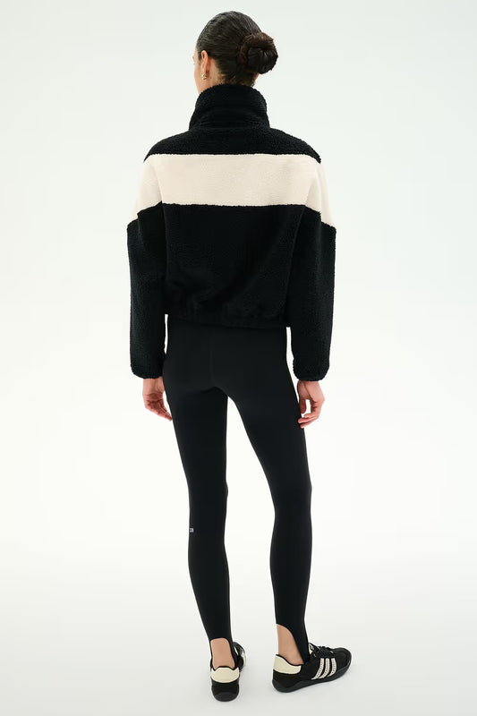 Lottie Zip Jacket Black & White