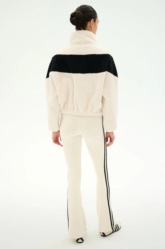 Lottie Zip Jacket Black & White